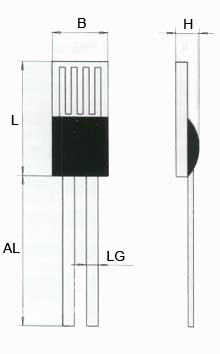Рисунок 1 - Габариты датчика Type M-DBW.